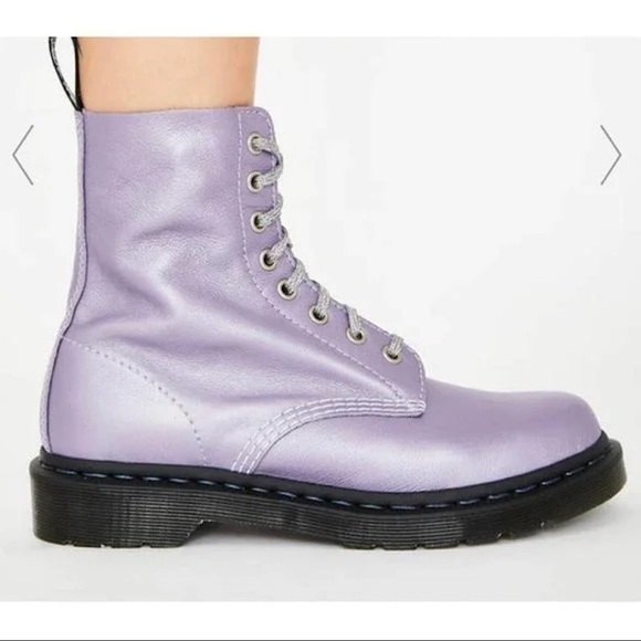๐ Dr. Martens 1460 Pascal Virginia Purple Combat Boots ๐ - Picture 3 of 16